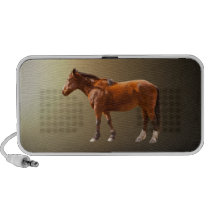 HORSE IN LIGHT LAPTOP SPEAKER
