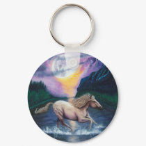 Horse in Moonlight keychains