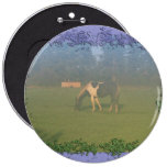 Horse In Pasture: Spotted Horse Eating buttons