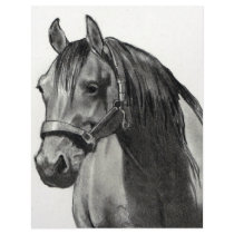 HORSE IN PENCIL: FRONT VIEW letterhead by joyart HORSE IN PENCIL: FRONT VIEW letterhead