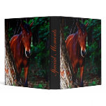 Horse in the forest binders