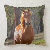 Horse In The Woods pillows