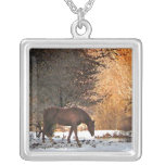 Horse in Winter Pendants