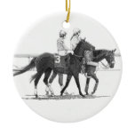 Horse &amp; Jockey Ornament