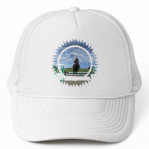 Horse Jumper Baseball Cap Trucker Hat