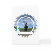 Horse Jumper Greeting Card