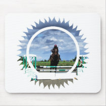 Horse Jumper Mouse Pad