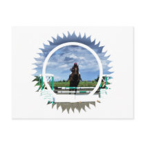 Horse Jumper Postcard