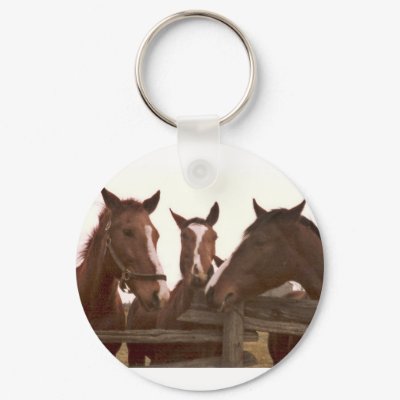 Horse Keychain by dun_in_time_artworks