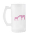 Horse Kisses (Dk. Pink) mugs