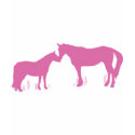 Horse Kisses (Dk. Pink) t-shirts