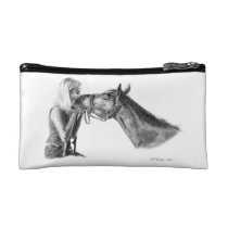 Horse Kisses Makeup Bag