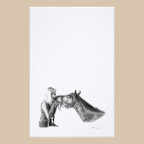Horse Kisses stationery