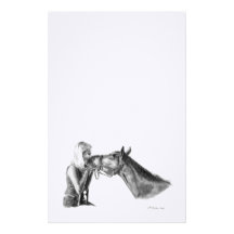 Horse Kisses Stationery