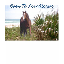 Horse Ladies T-Shirt Beach