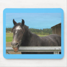 Horse Laughing Mousepad