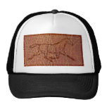 horse leather trucker hats