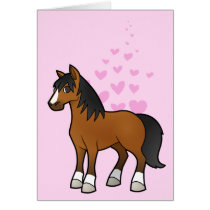 Horse Love Greeting Card
