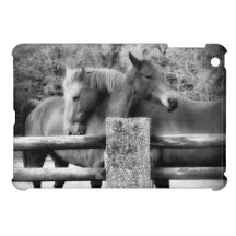 Horse Love Hugging Horse Couple Case For The iPad Mini