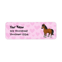 Horse Love Return Address Label