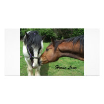 Horse Love Personalised Photo Card