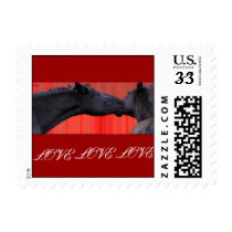 Horse Love USPS Postcard Stamps by RookyStudios Horse Love USPS Postcard Stamps