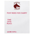 8.5x11 - Distinctive horse lover design.
