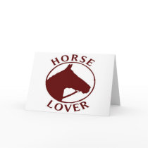 HORSE LOVER GREETING CARD by Baysideimages HORSE LOVER GREETING CARD