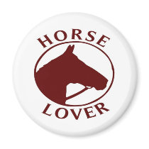 HORSE LOVER MAGNET