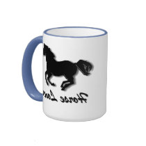 Horse Lover Mug in Turqoise