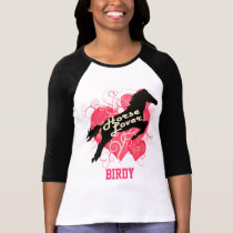 Horse Lover Personalized Birdy t-shirts