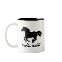 Horse Lover pink mug