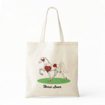 Horse Lover Saddlebred Tote Bag by starhorsepax Horse Lover Saddlebred Tote Bag