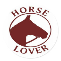 HORSE LOVER STICKERS by Baysideimages HORSE LOVER STICKERS
