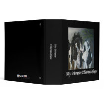 Horse Lovers Avery Binder by artsofeden Horse Lovers Avery Binder