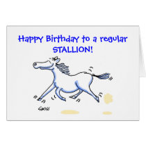 Horse Lover's Birthday Card