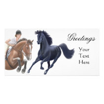 Horse Lovers Photo Card photo cards by twopurringcats Horse Lovers Photo Card photo cards