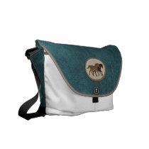 Horse Lover's Suede Commuter Bags
