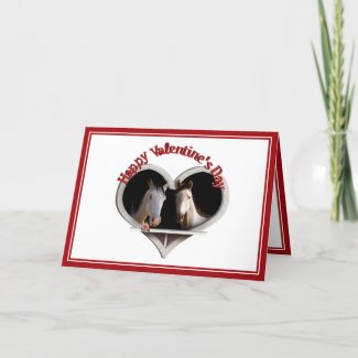 Horse Lovers Valentine card