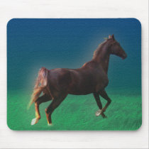 Horse Mousepad Fuzzy03 by southerndove Horse Mousepad Fuzzy03