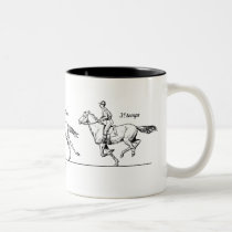 Horse mugs by engravings Horse mugs