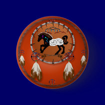 Horse n Arrows Buttons buttons