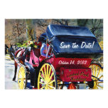 Horse n Buggy Save the Date Wedding Card Invitations