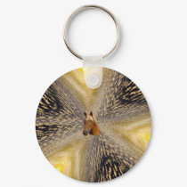 horse-n-fractal keychain