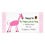Horse Namecard Customized Photo Card