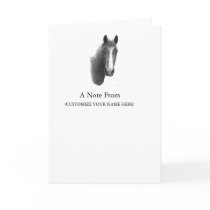 Horse Note Cards by JuiCyFrt305 Horse Note Cards