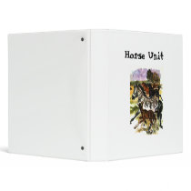 Horse Notebook binders