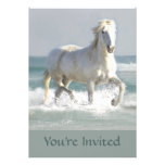 Horse Ocean Beauty Invitation