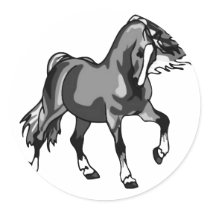 Horse of a Different Color stickers