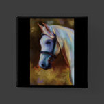 Horse of Colours - Horse painting Pinback Button